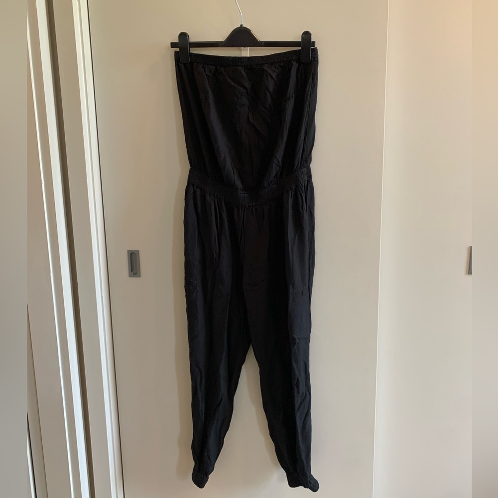 Aritzia Strapless elastic jumpsuit